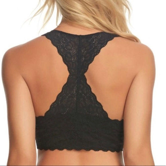 New Designer Lace Racerback Bralette - Picture 3 of 5
